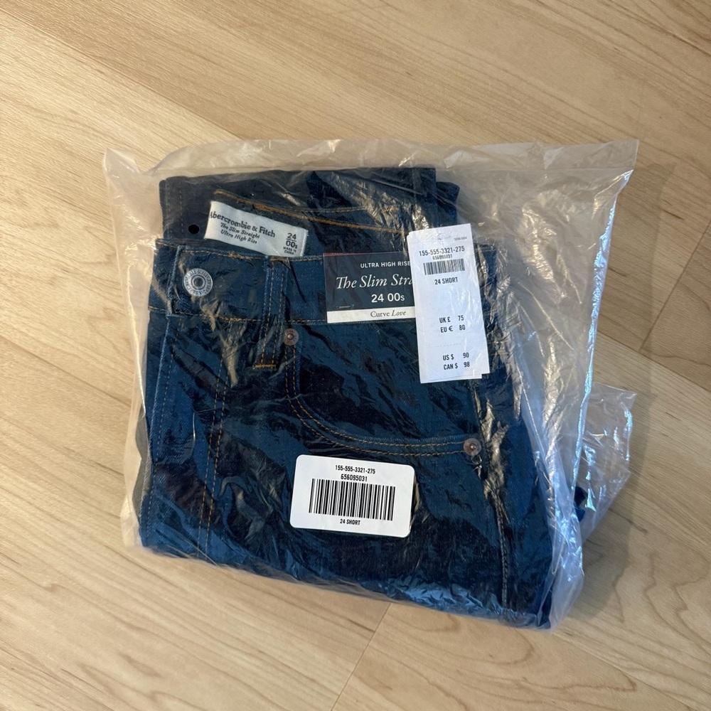 Women’s Abercrombie Slim Straight Jeans - Blue